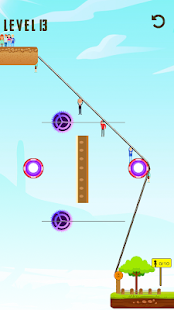 Rope Swing 2D - Rescue arcade game