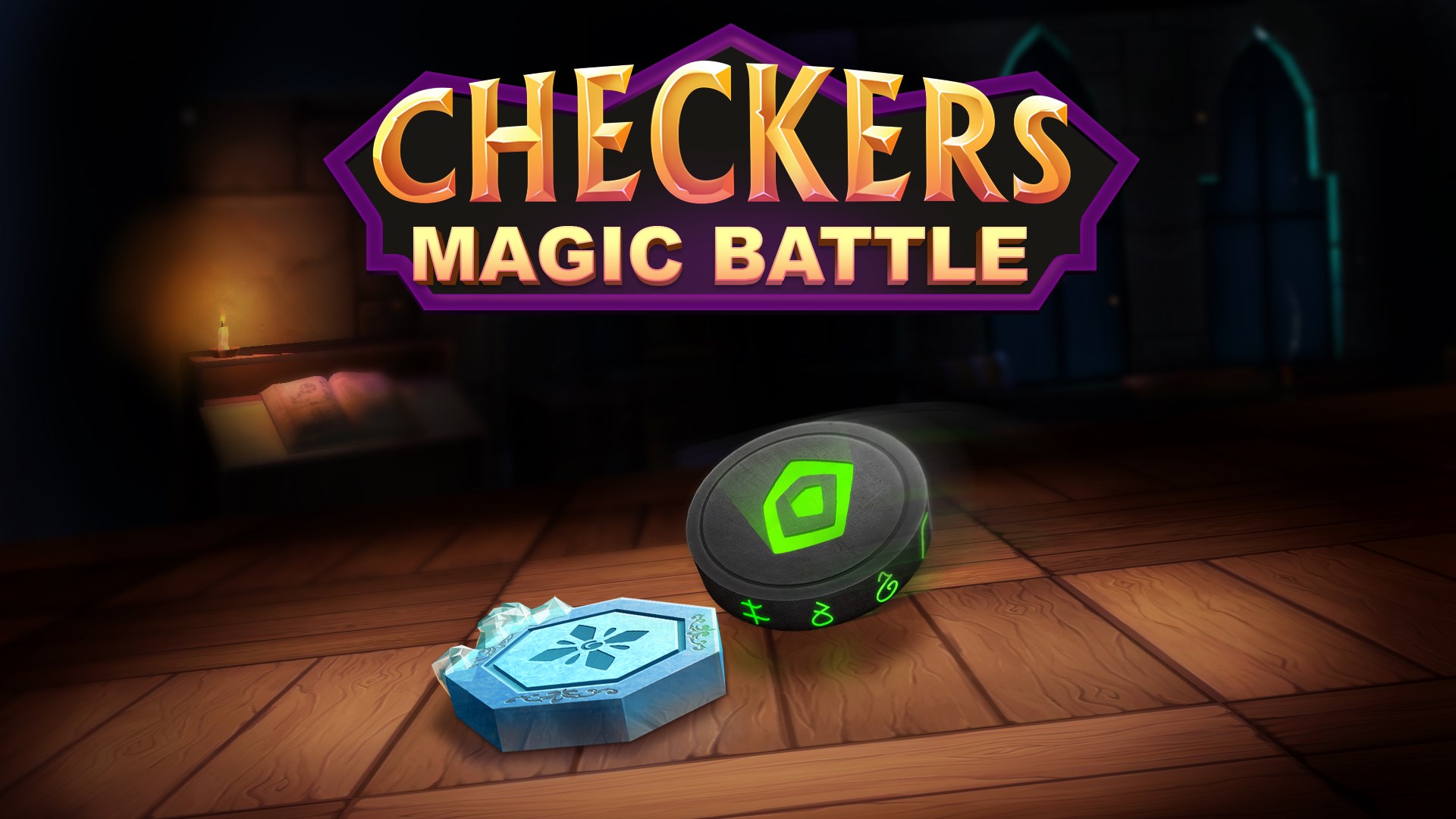 Checkers Magic Battle